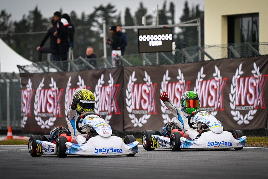 Very nice finals at the third round of the WSK Super Master Series in La Conca