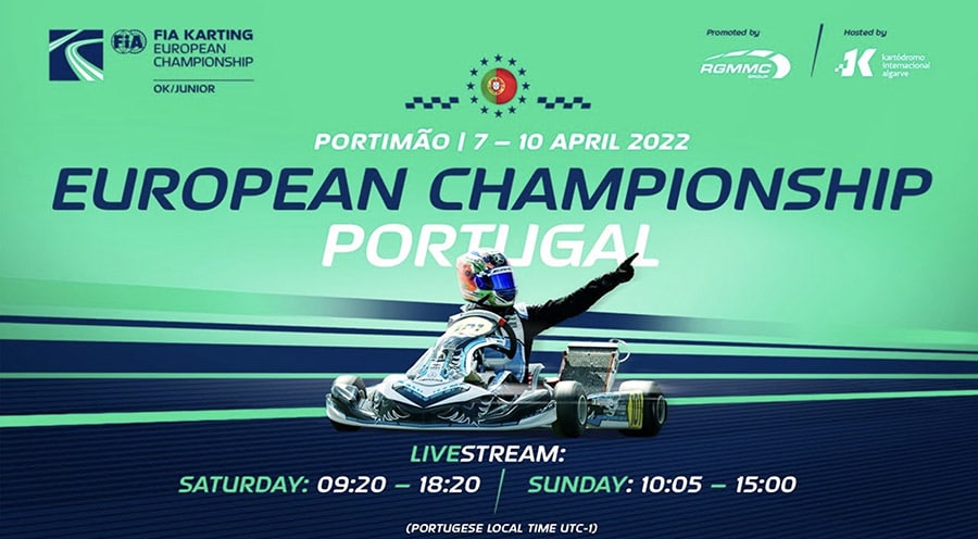 FIA Karting European Championship 2022 Junior / OK, Round 1 – Portimao Portugal (Sunday)