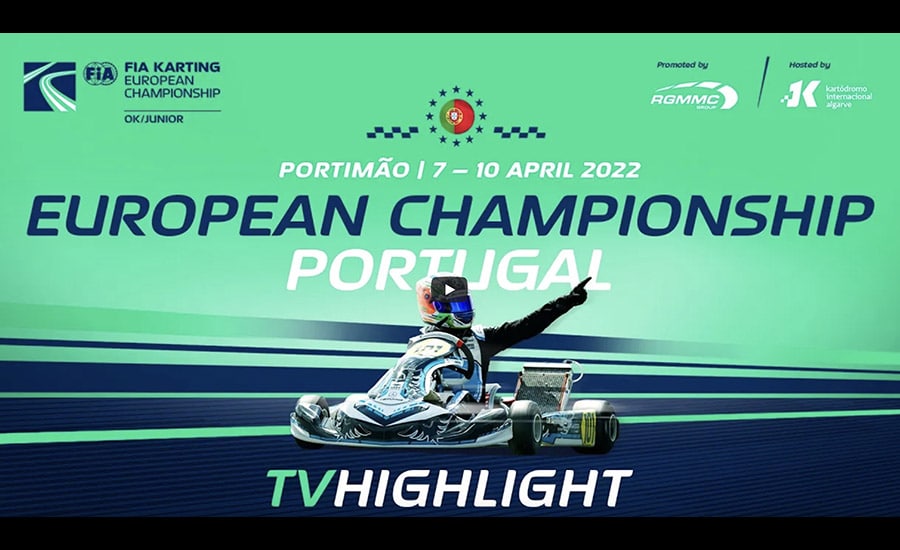 FIA Karting European Championship 2022 Junior / OK, Round 1 Portimao / Portugal