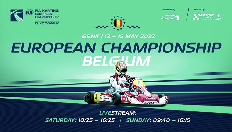 FIA Karting – Genk Live Streaming Sunday