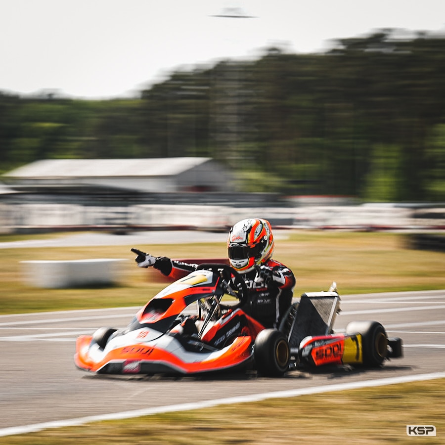 Denner the masterful winner of the KZ Final in Genk with Sodi