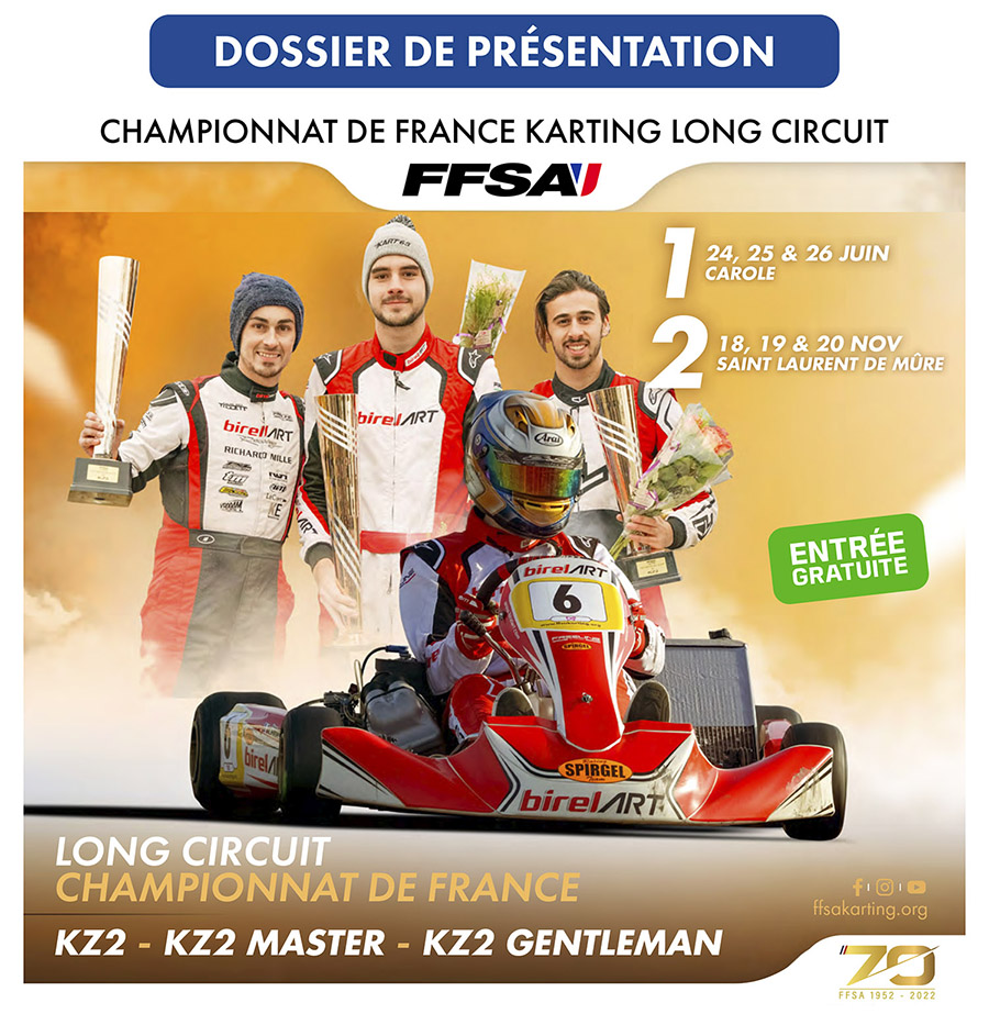 Dossier de Présentation de la saison FFSA Karting Long Circuit 2022