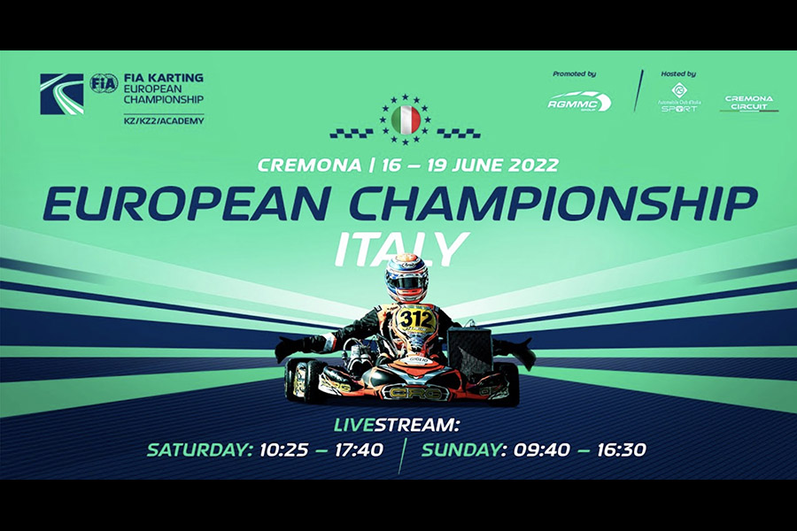 FIA Karting European Championship Academy Trophy Cremona – Live Streaming Sunday