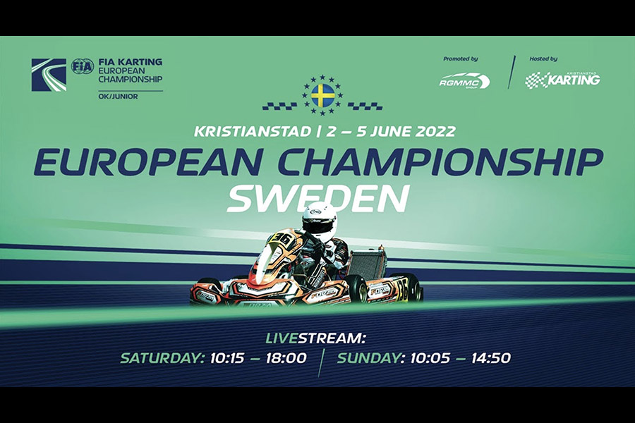 FIA Karting European Championship 2022 – Kristianstad / Saturday Live Streaming