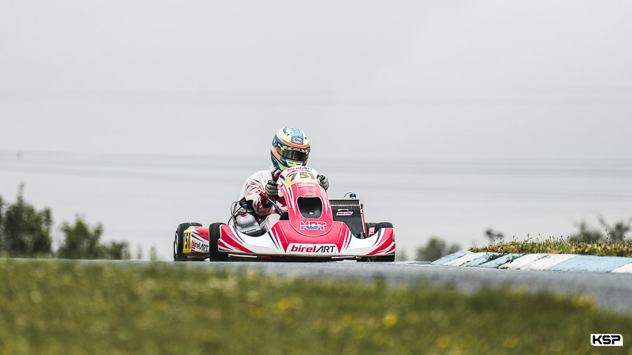 Paul David termine en tête des manches KZ2 Master