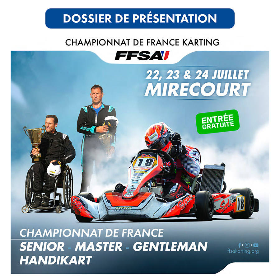 Dossier de Présentation du Championnat de France FFSA Karting de Mirecourt