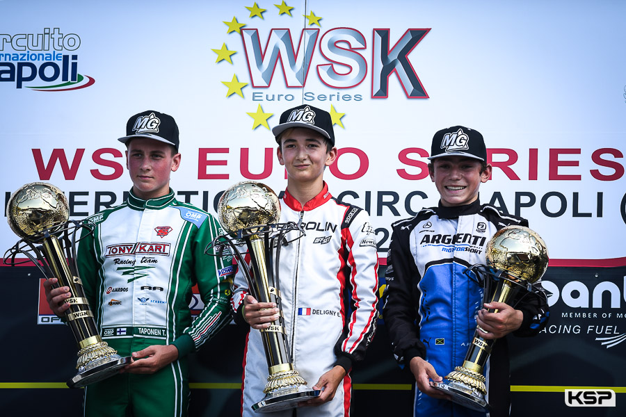 OK: Superb victory for Deligny, Nakamura takes the title in the WSK Euro Series