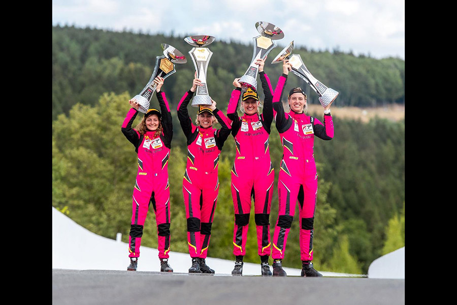 Doriane Pin wins the Gold Cup of the 24 Hours of Spa with the Iron Dames