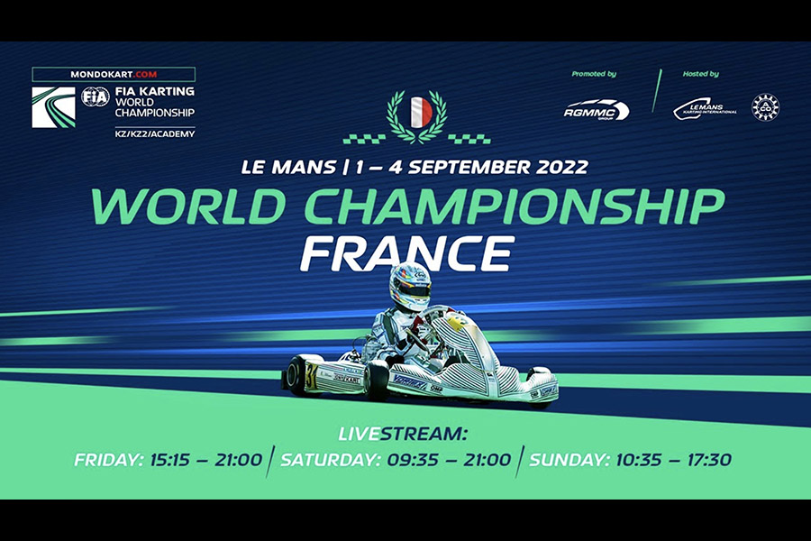 FIA Karting World Championship – Le Mans – Streaming Friday