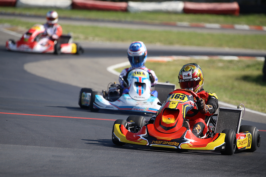 La dernière manche du championnat italien de karting ACI a débuté à Val Vibrata