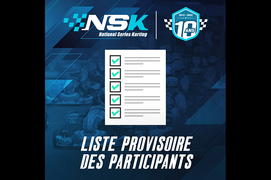 NSK Angerville : Liste des engagés