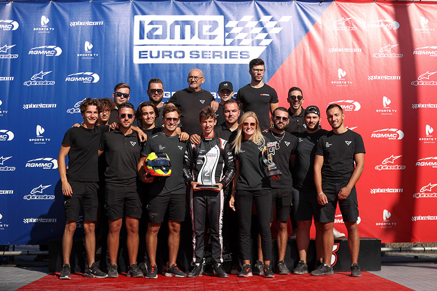 Arthur Poulain sur les sommets de la IAME Euro Series avec VictoryLane