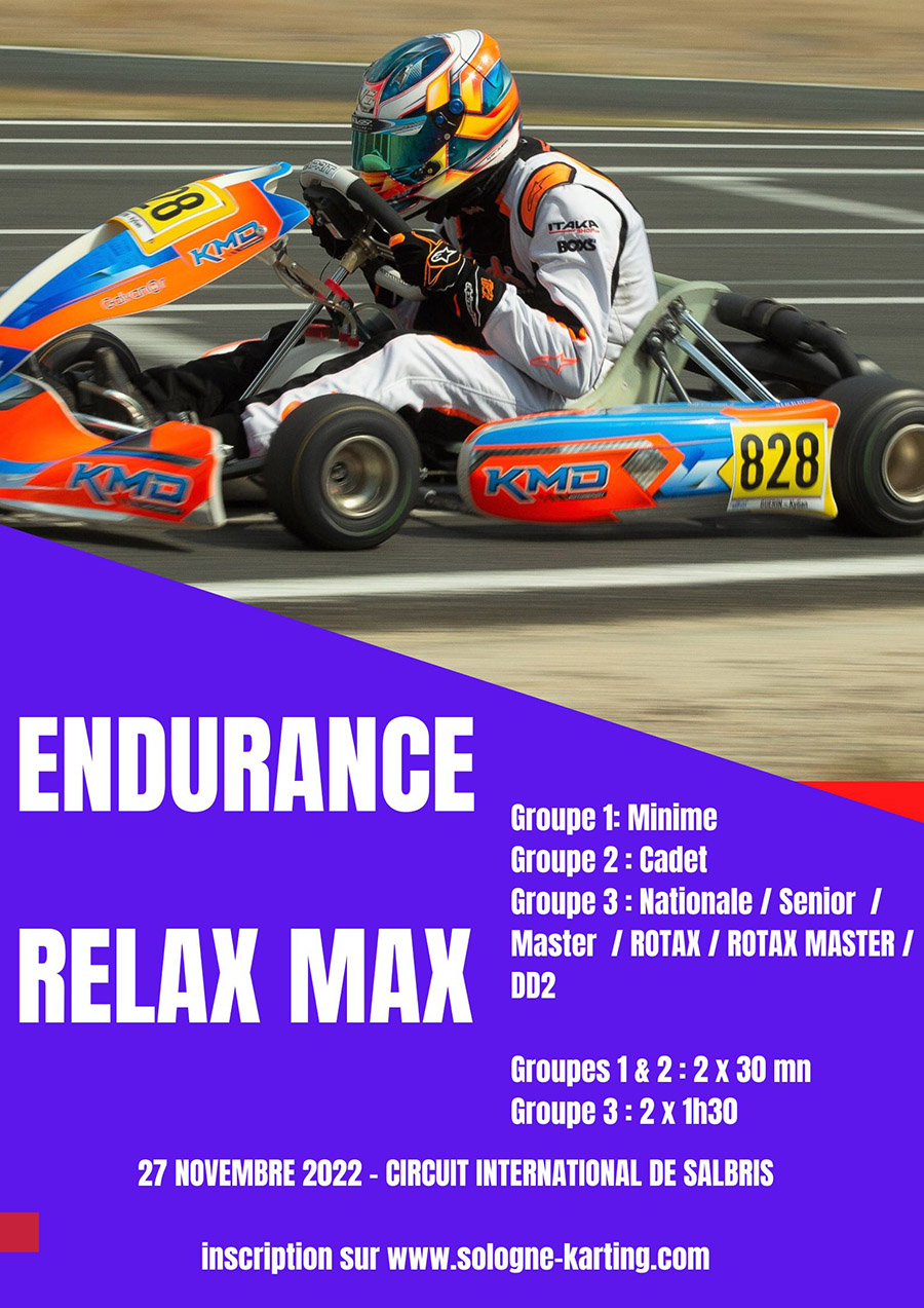 Endurance Relax Max, la classique de fin de saison à Salbris