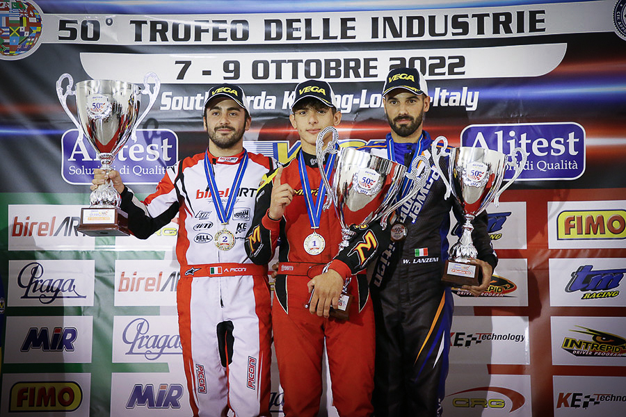 The five Champions of the 50th Trofeo delle Industrie 2022