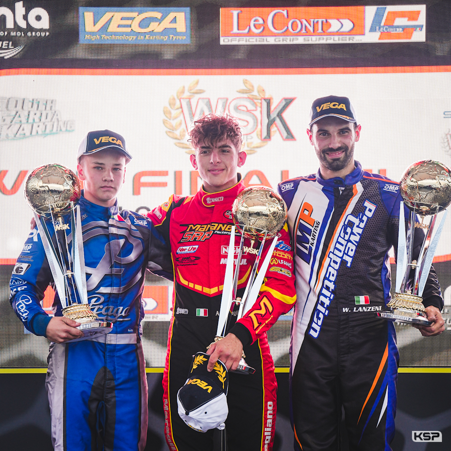 Finale KZ2 : victoire de Maragliano devant Skrivan et Lanzeni