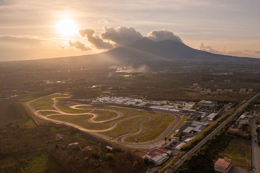 The grand finale of the opening round of the WSK Final Cup in Sarno