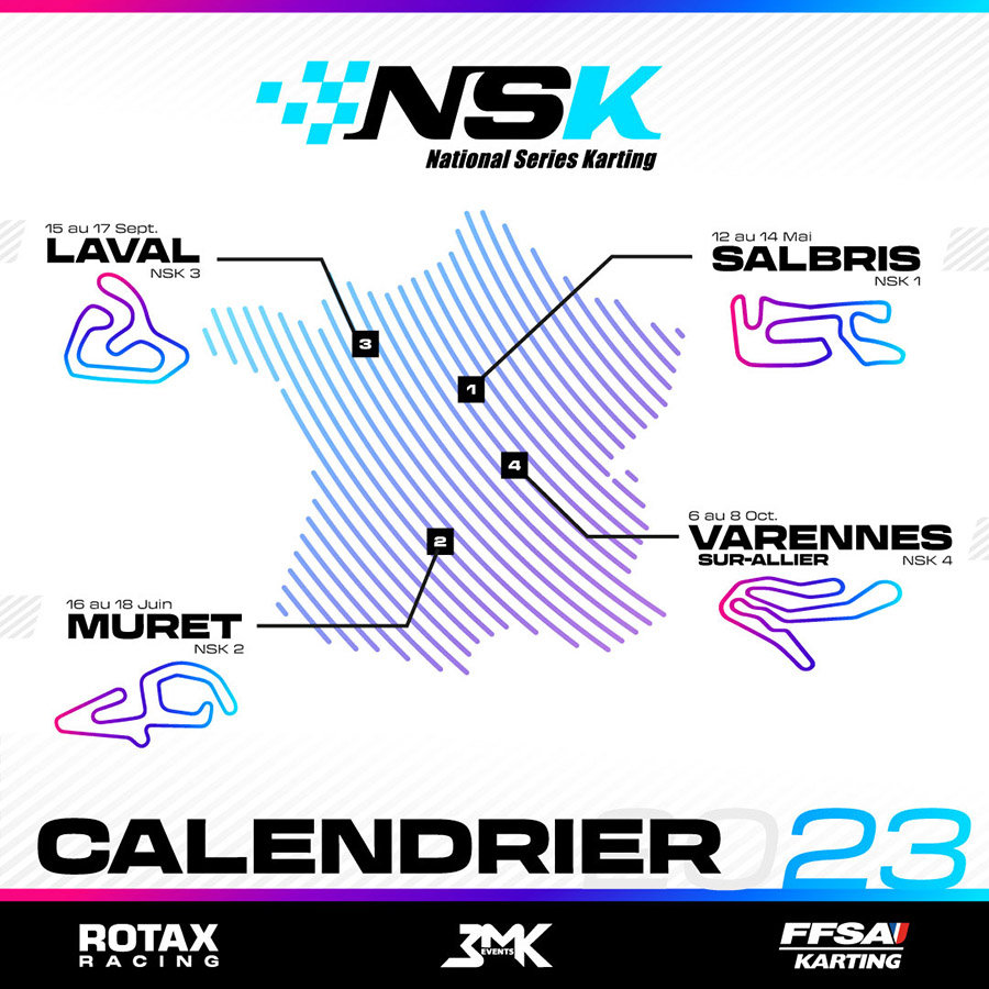 Calendrier NSK Saison 2023