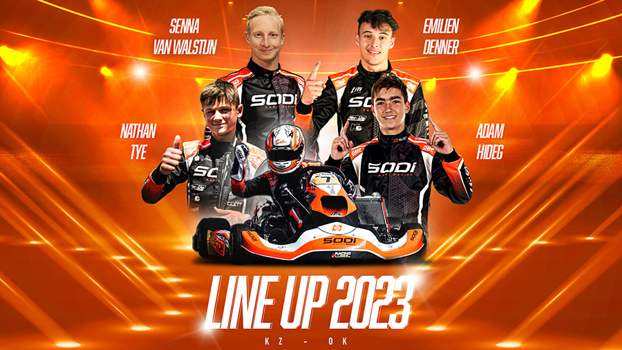 Sodi Racing Team 2023: 4 assets in OK and KZ