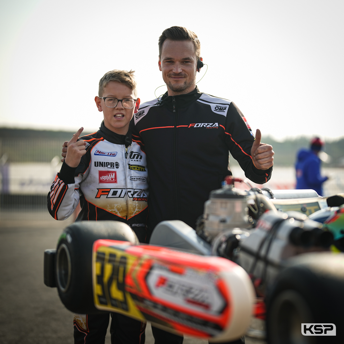 Wherrel takes the fastest OK-Junior time in Franciacorta