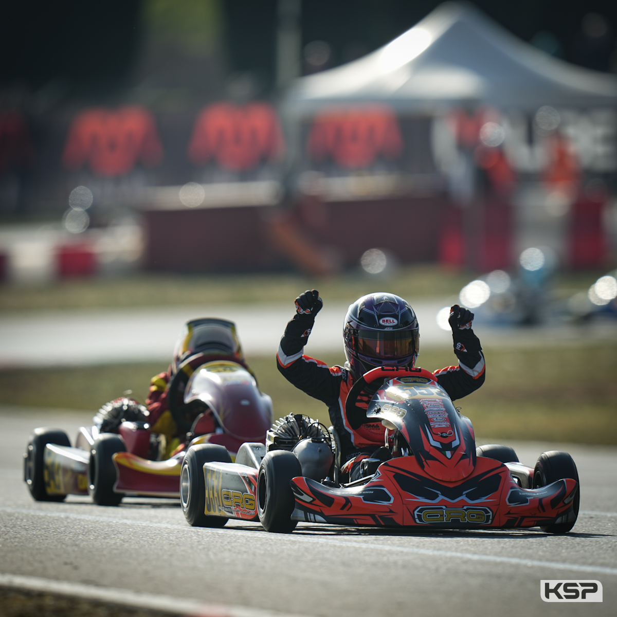 Mini Final U10: Rea on the last lap against Venant