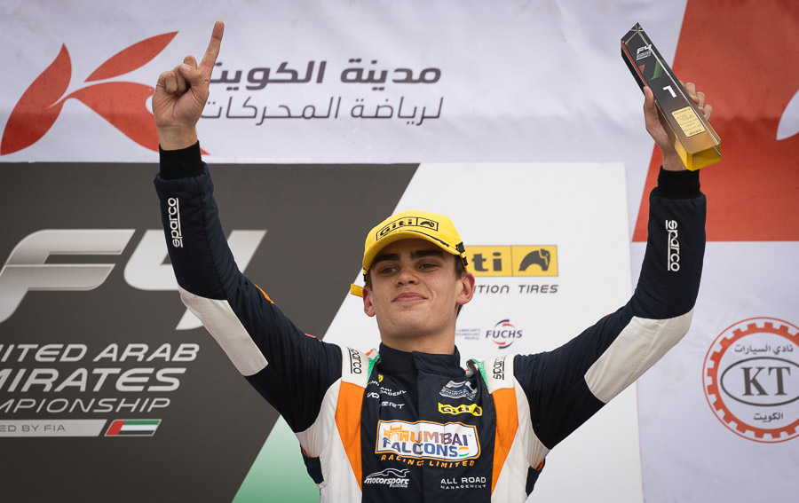 Three podiums including a win for Wharton, again brilliant in Kuwait