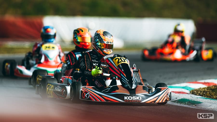 Walther dominates the OK heats at Franciacorta on Saturday night