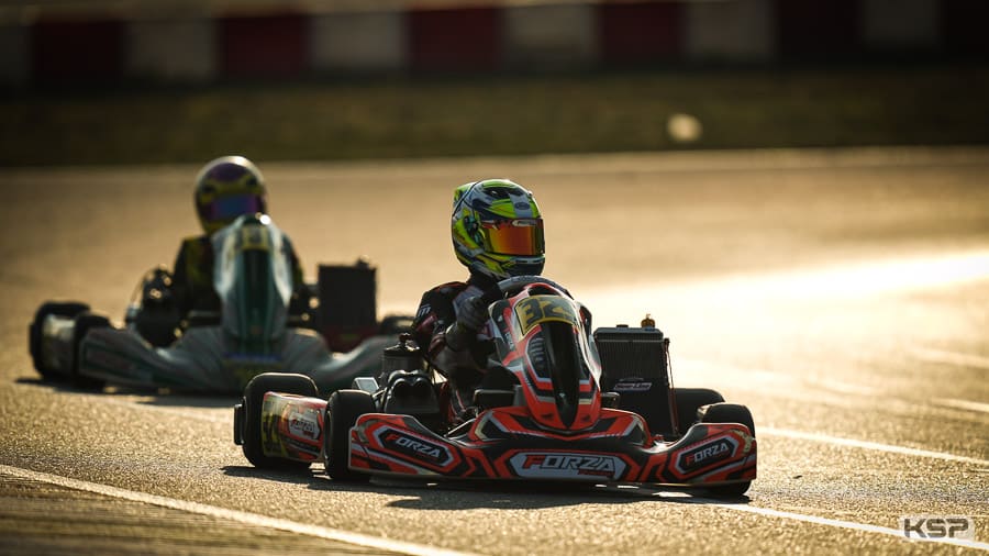 Wherrell maintains the lead after hard-fought OK-Junior heats