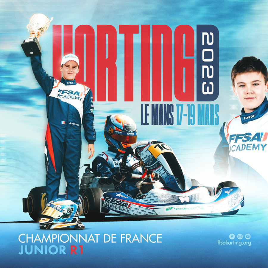 Junior Karting – la saison 2023 commence au Mans