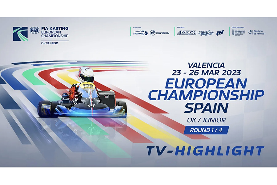 2023 FIA Karting European Championship #1 Valencia TV Highlight