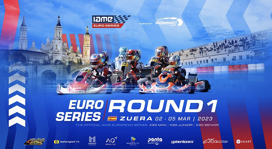 IAME Euro Series 2023 – Round 1 Zuera Sunday live stream