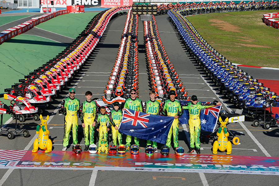 Rotax Racing en piste en 2023 avec Karting Australia