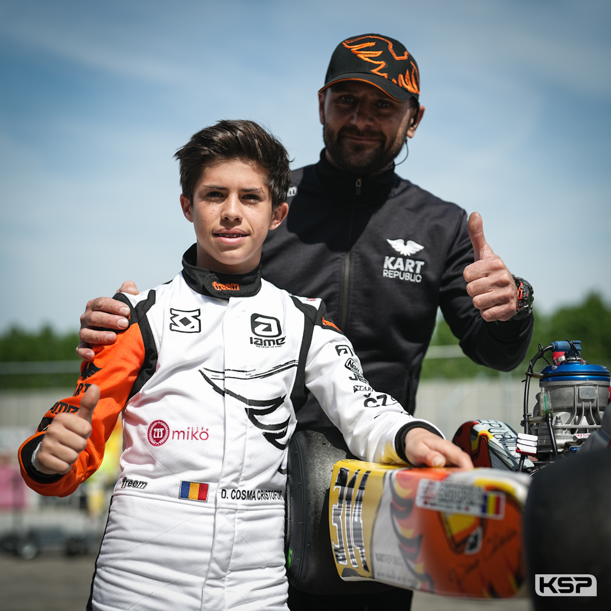 David Cosma Cristofor poleman OK-Junior lors de qualifications serrées à Cremona