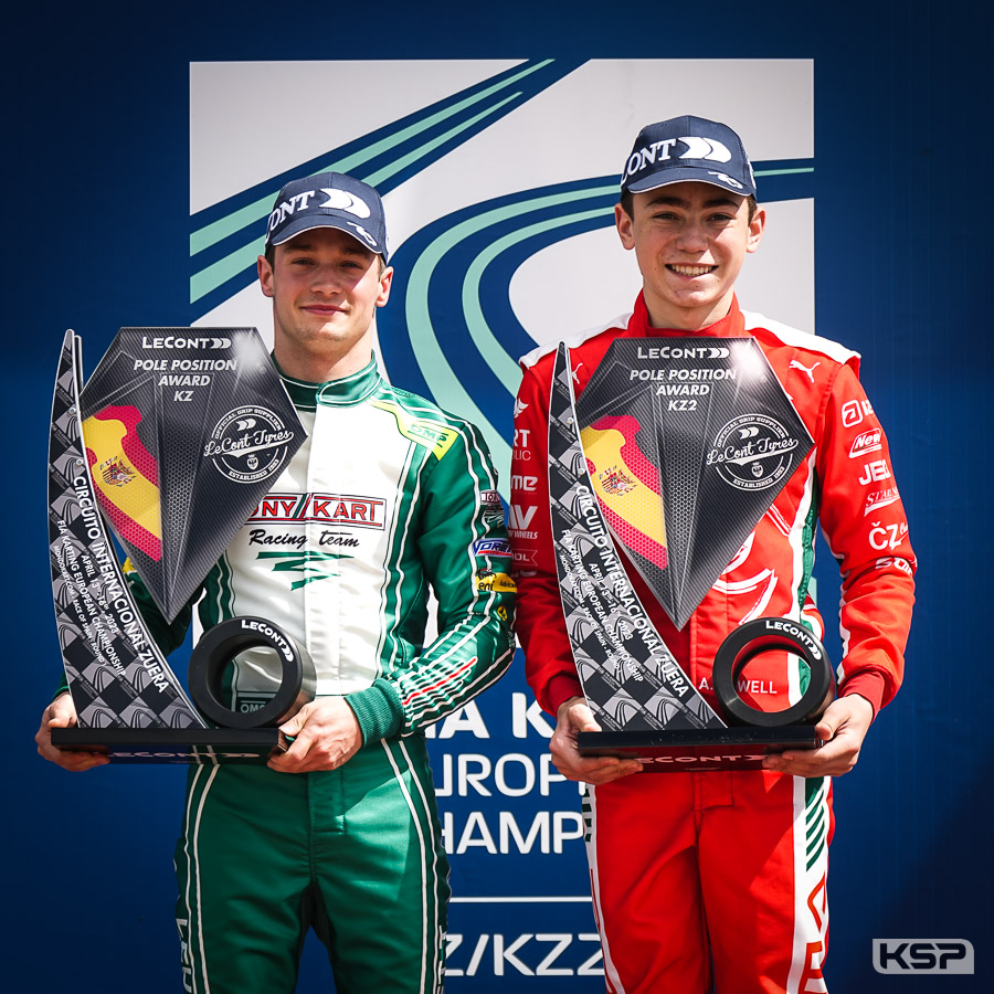 Leuillet en KZ et Powell en KZ2 lancent la compétition à Zuera