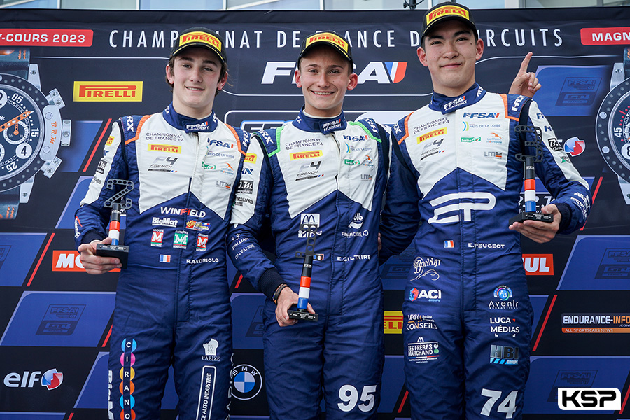 F4 Academy: Giltaire wins Race 1 after a great duel with Andriolo and Peugeot