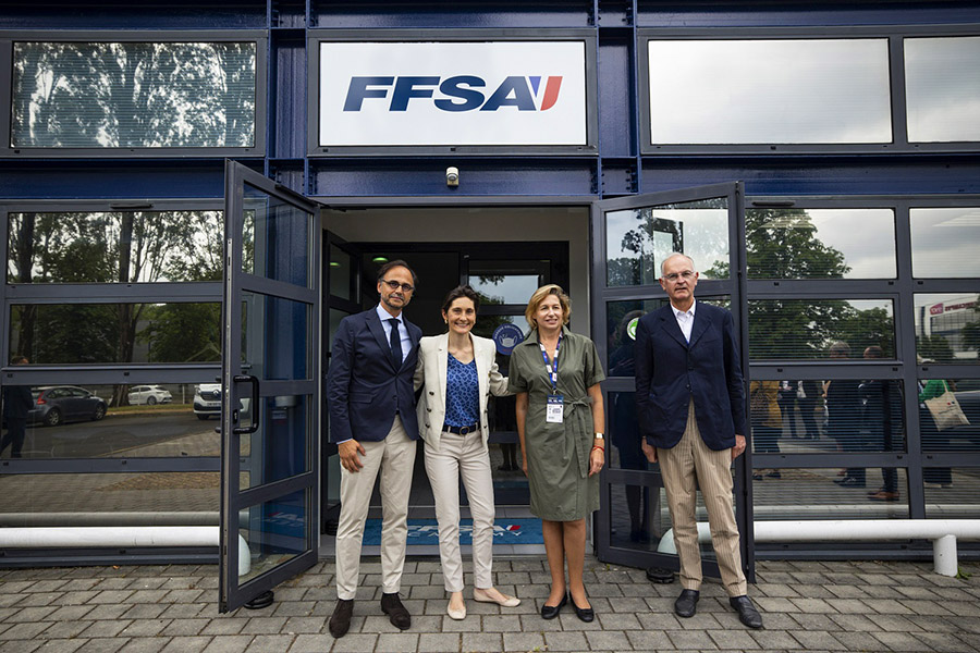 La Ministre des Sports en visite à la FFSA Academy