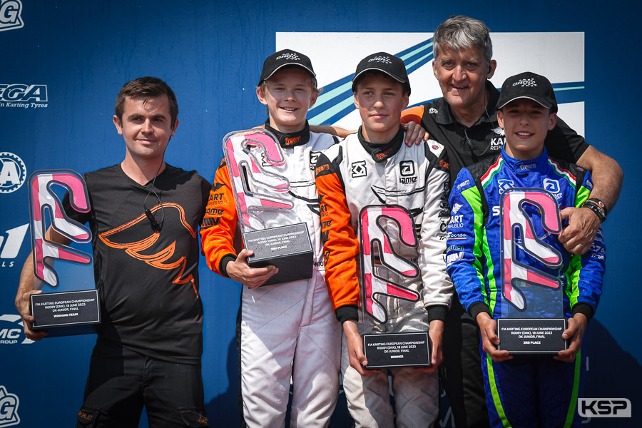 1-2-3 ! Formidable triplé KR Motorsport en OK-Junior