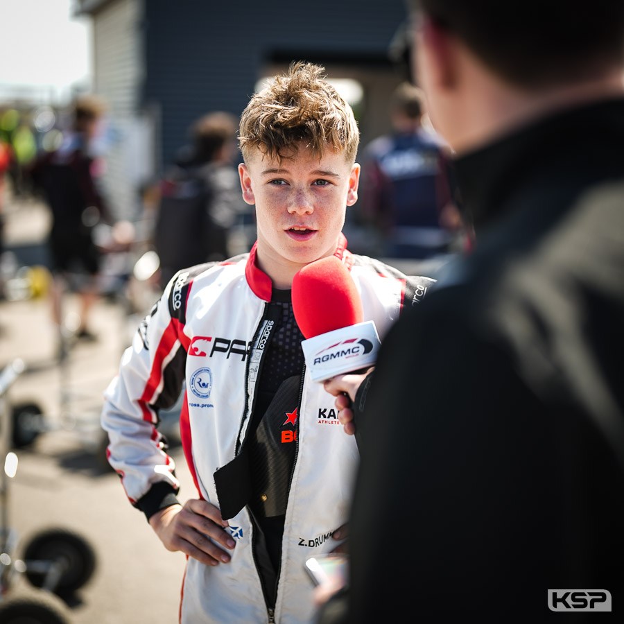 Drummond takes first OK-Junior pole position at Rødby