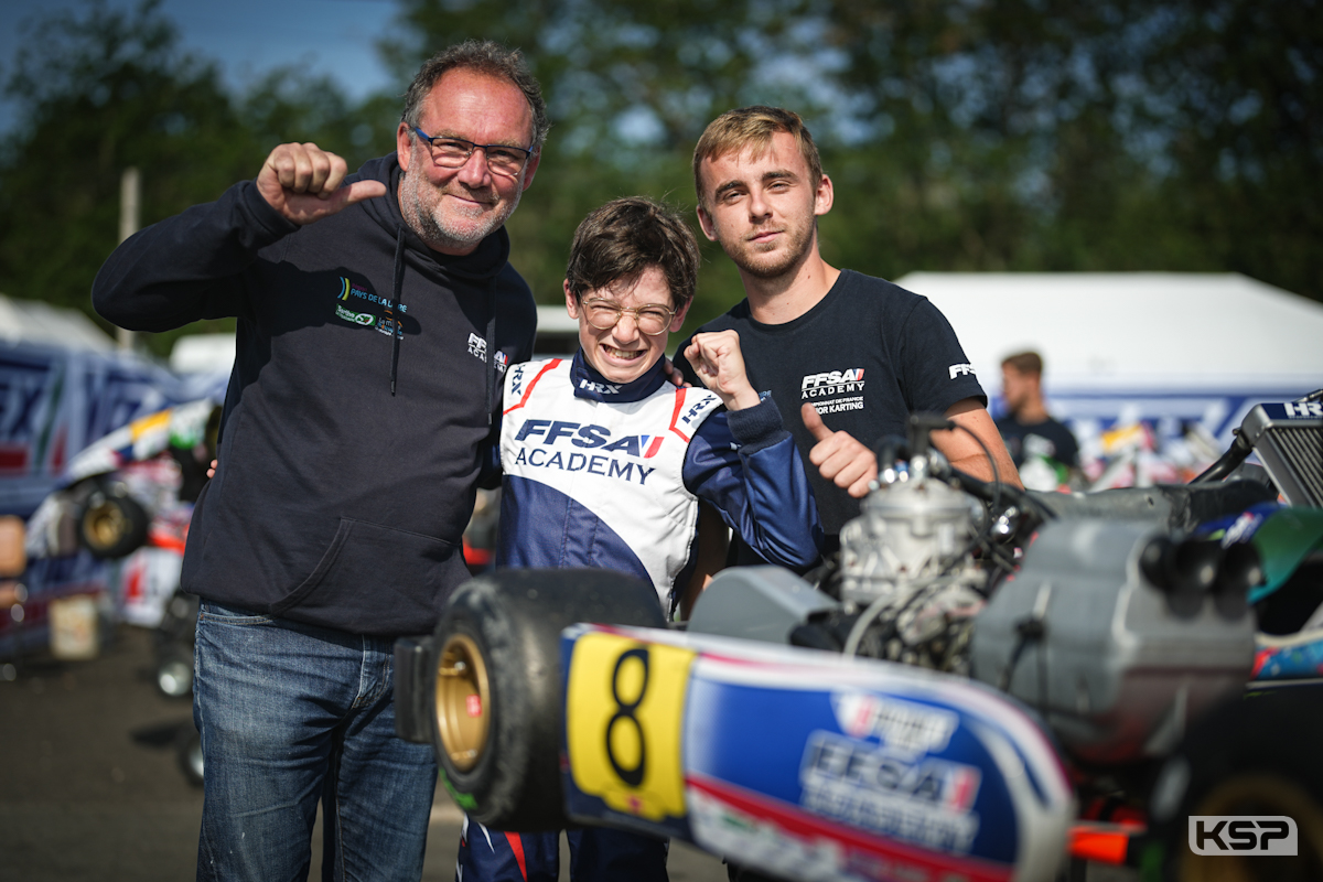 Junior Karting : Baziret s’empare de la pole position à Salbris