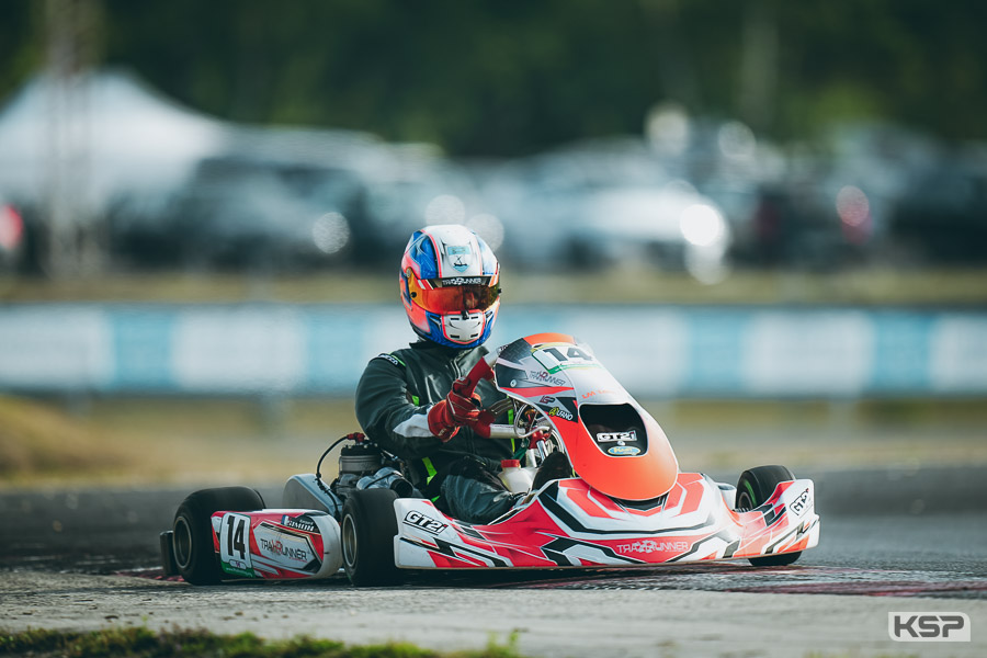 Gaspard Simon en pole position du Trophée de France OK-N