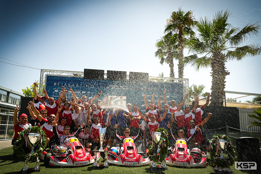 Birel ART : Triplé gagnant en finale et doublé au Championnat d’Europe à Sarno