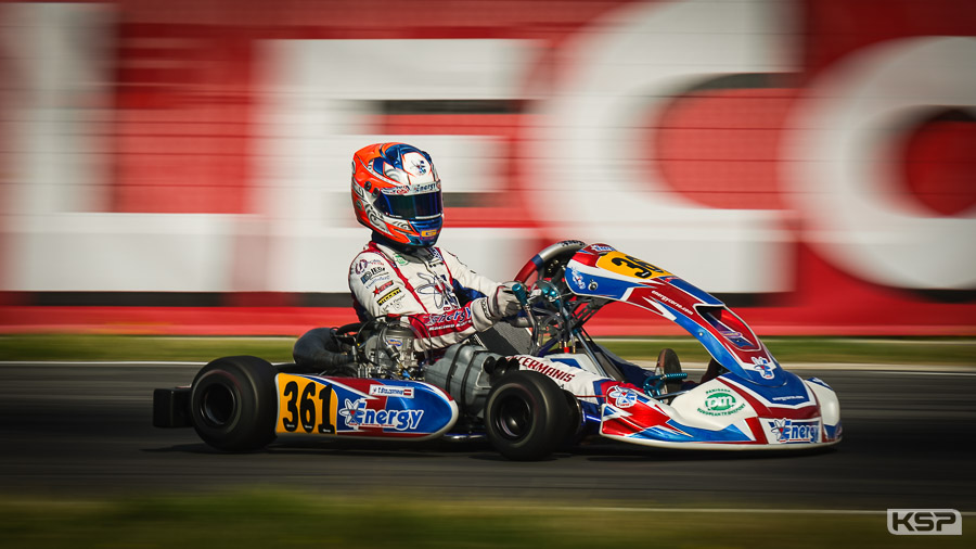 Energy Corse in the top three of the European KZ2 Championship