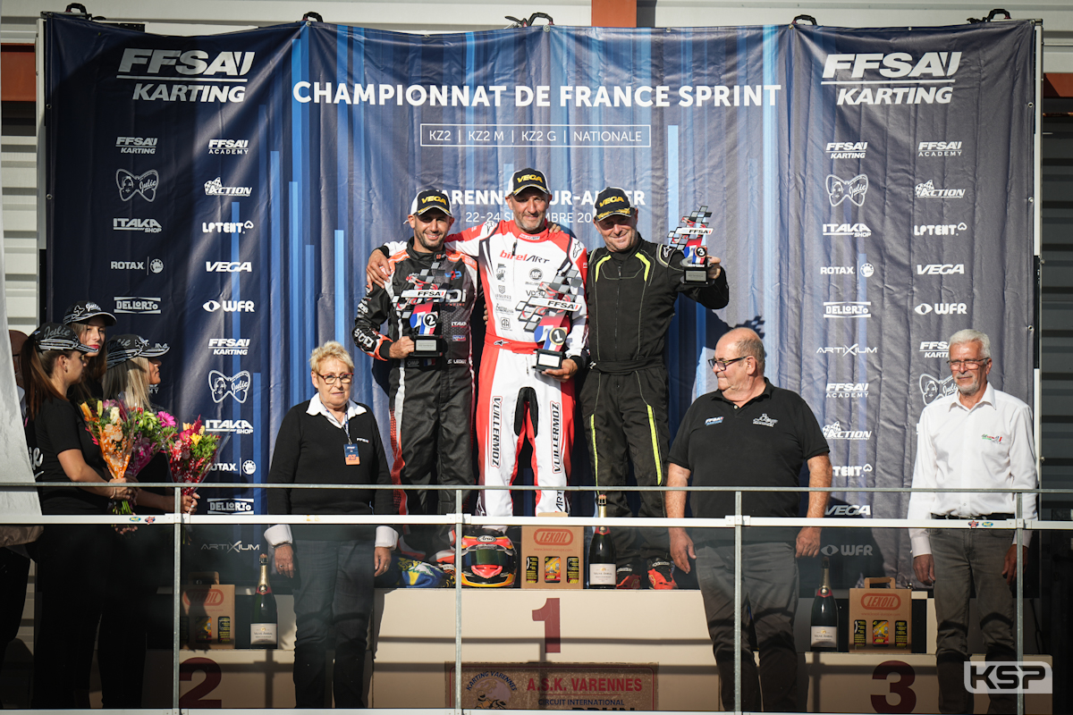 maj: Vuillermoz finalement titré Champion de France KZ2 Gentleman