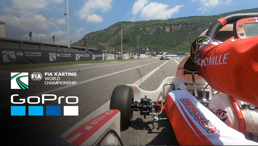 GoPro devient le partenaire officiel du Championnat du Monde FIA Karting