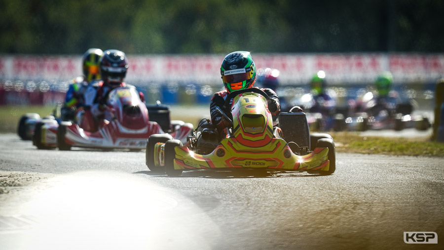 Dylan Léger découvre la KZ2 à Varennes