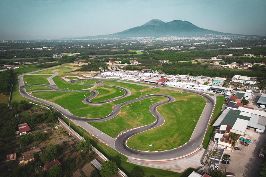 The second round of the WSK Euro Series in Sarno