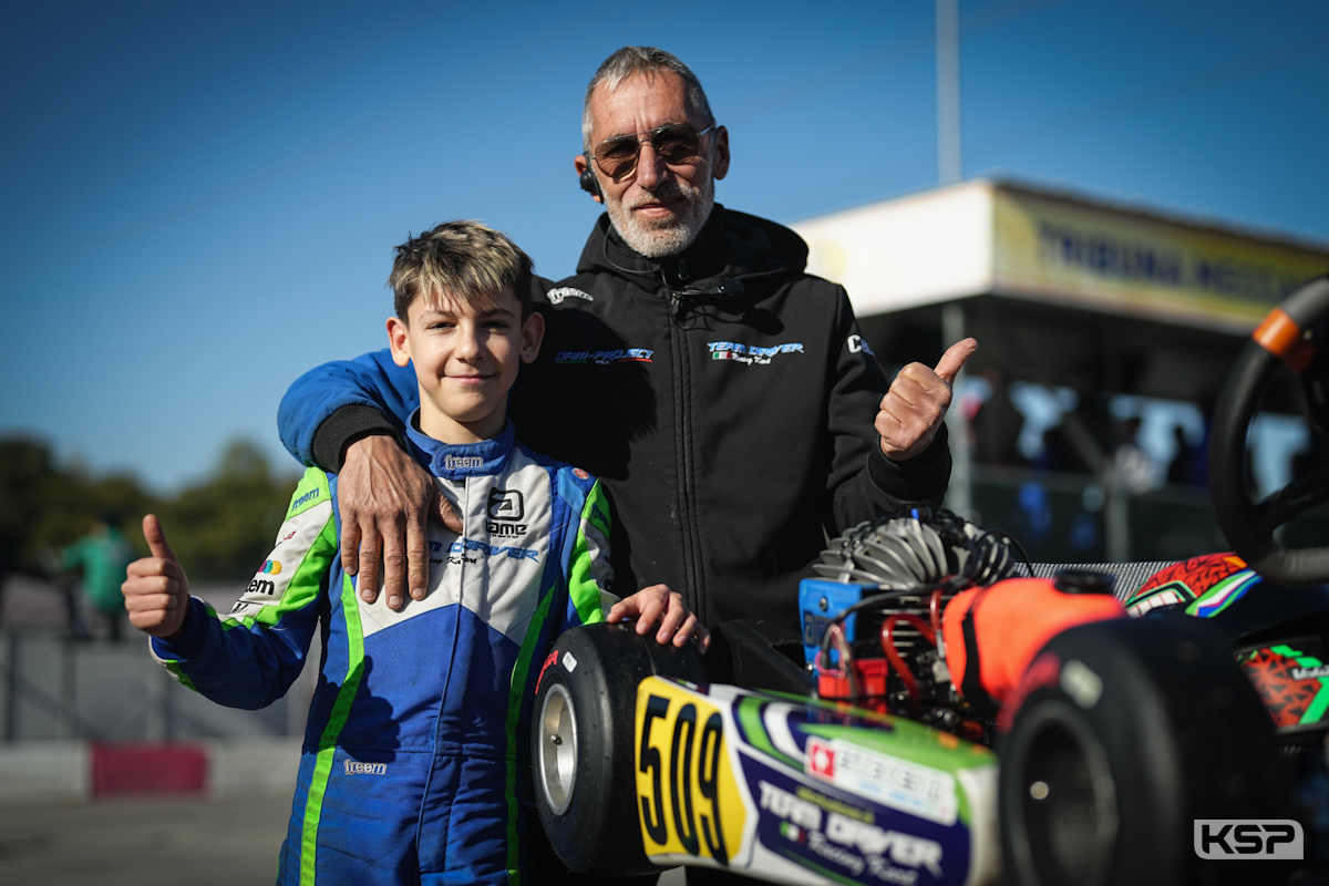 Esteves sets the fastest Mini time at Lonato