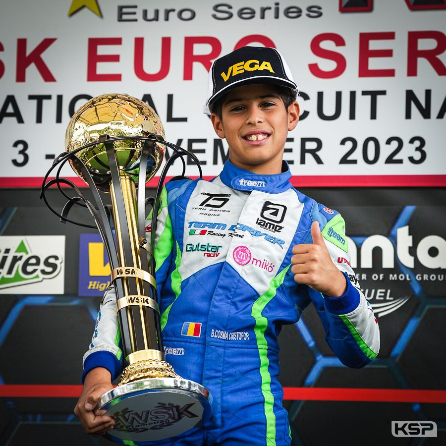 Victory and title for Bogdan Cosma-Cristofor in the WSK Euro Series