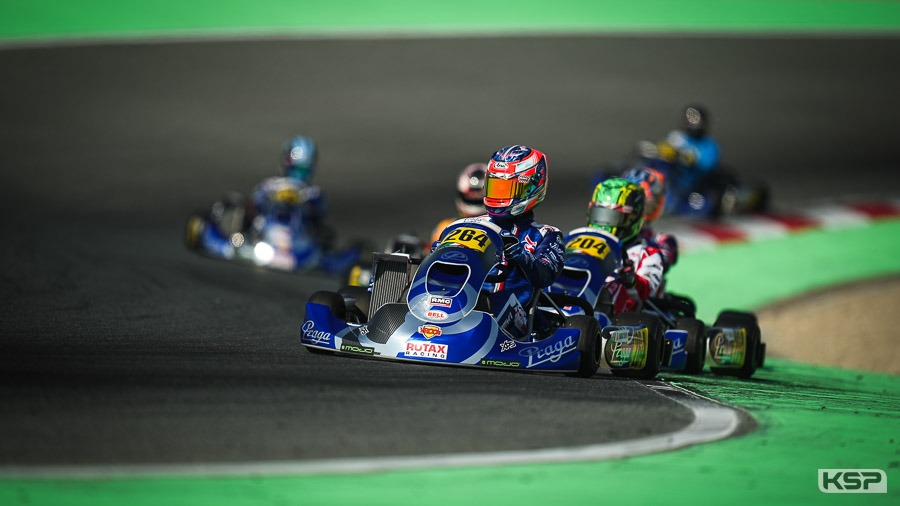 Le Français Comyn, superbe poleman Junior MAX