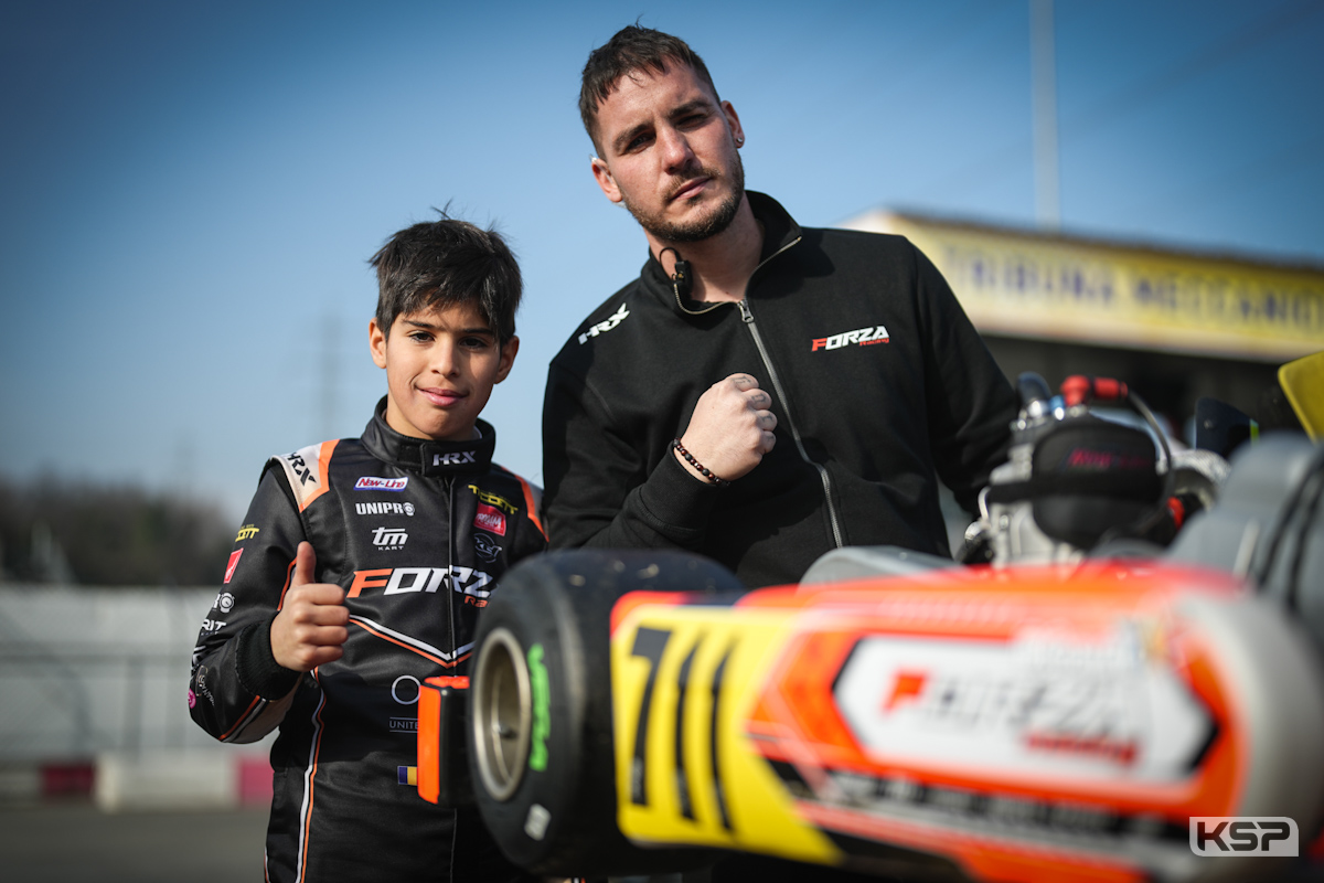 Cosma Cristofor sets the fastest OK-N Junior time