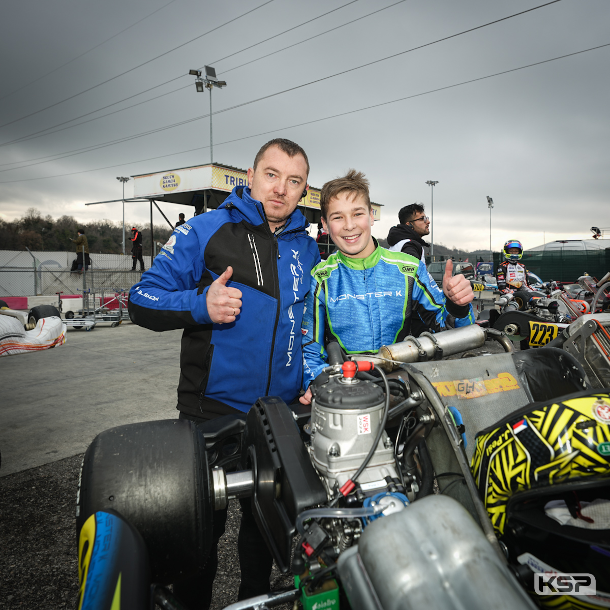 Pesl the OK poleman in the WSK Champions Cup